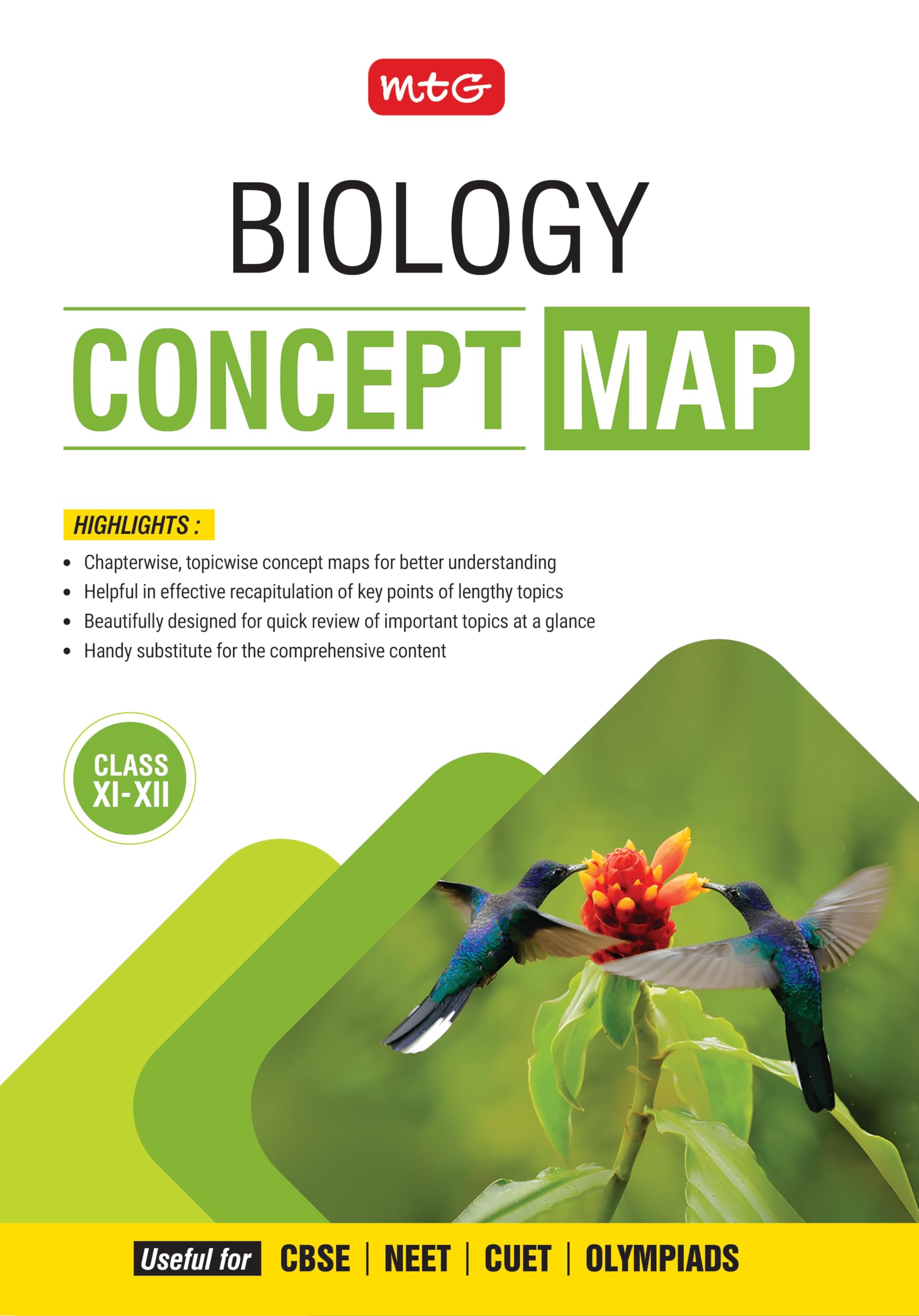 MTG Concept Map For NEET Biology Book (Class 11th & 12th) 2025 Exam | Covers Chapterwise Topicwise Concept Map/Mind Map, Quick R