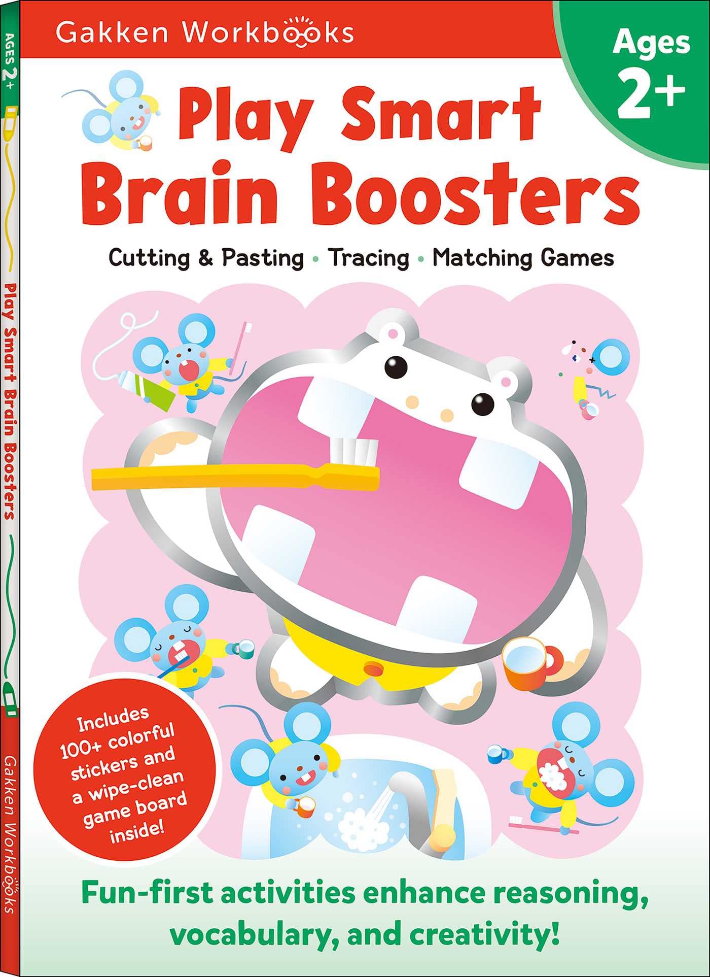 Play Smart Brain Boosters Age 2+: Preschool Activity Workbook with Stickers for Toddlers Ages 2, 3, 4: Boost Independent Thinkin