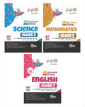 Class 2 Olympiad Champs Combo (Set Of 3 Books) Science, Mathematics, English With ChapterWise Previous 10 Year (2013  2022) Qu
