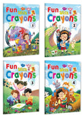 Sawan Fun With Crayons  1 To 4 | Set Of 4 Books