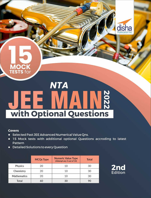 15 Mock Tests For Nta Jee Main 2022 With Optional Questions  2Nd Edition