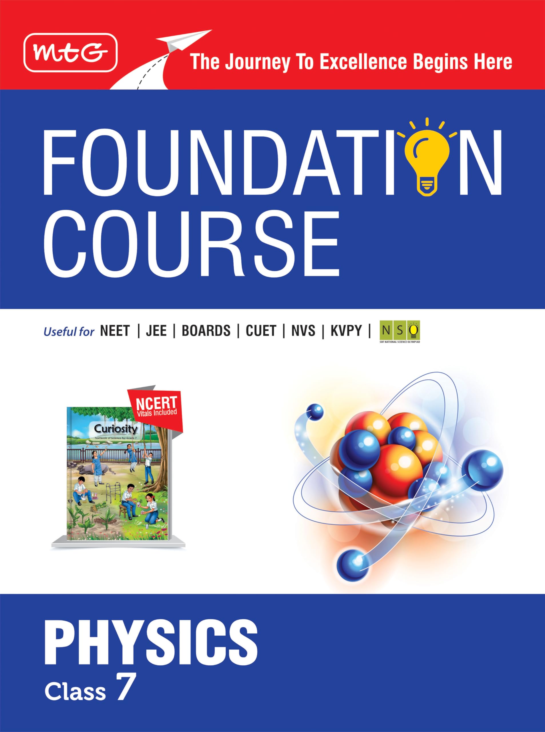 (OLD EDITION) MTG Foundation Course Class 7 Physics Book