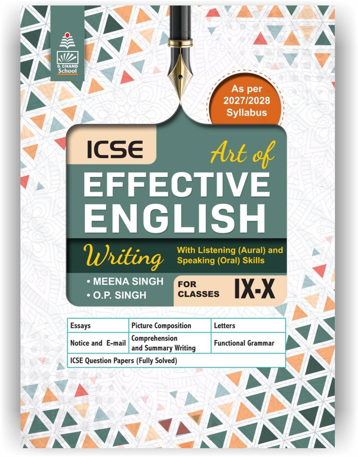 S. Chands ICSE Art of Effective English Writing for Class 910 (IXX)  As Per Latest Syllabus of ICSE (2027 2028) | Picture 