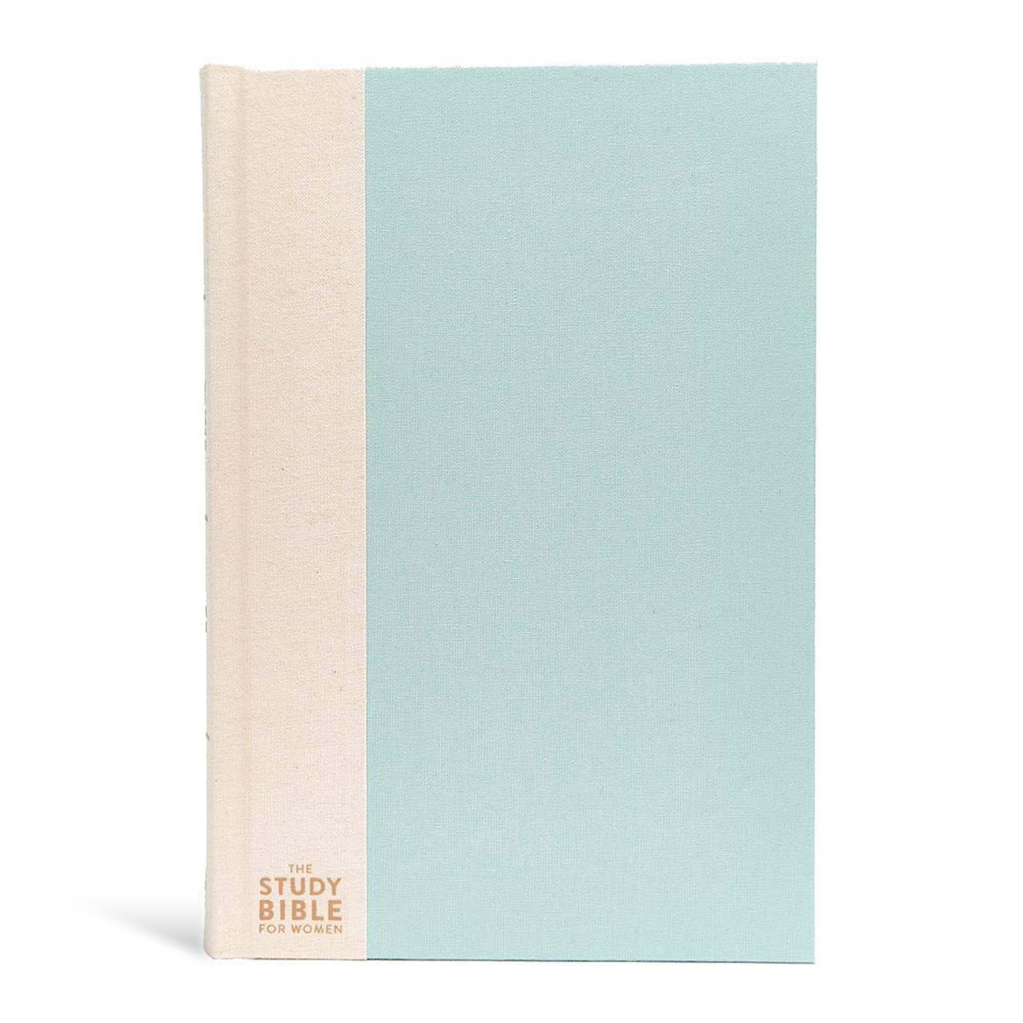 CSB Study Bible For Women, Light Turquoise/Sand Hardcover, Black Letter, Study Notes and Commentary, Articles, Profiles, Word St