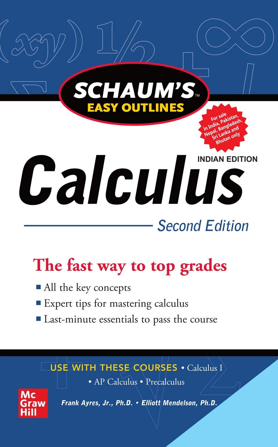 SCHAUMS EASY OUTLINE OF CALCULUS, SECOND EDITION