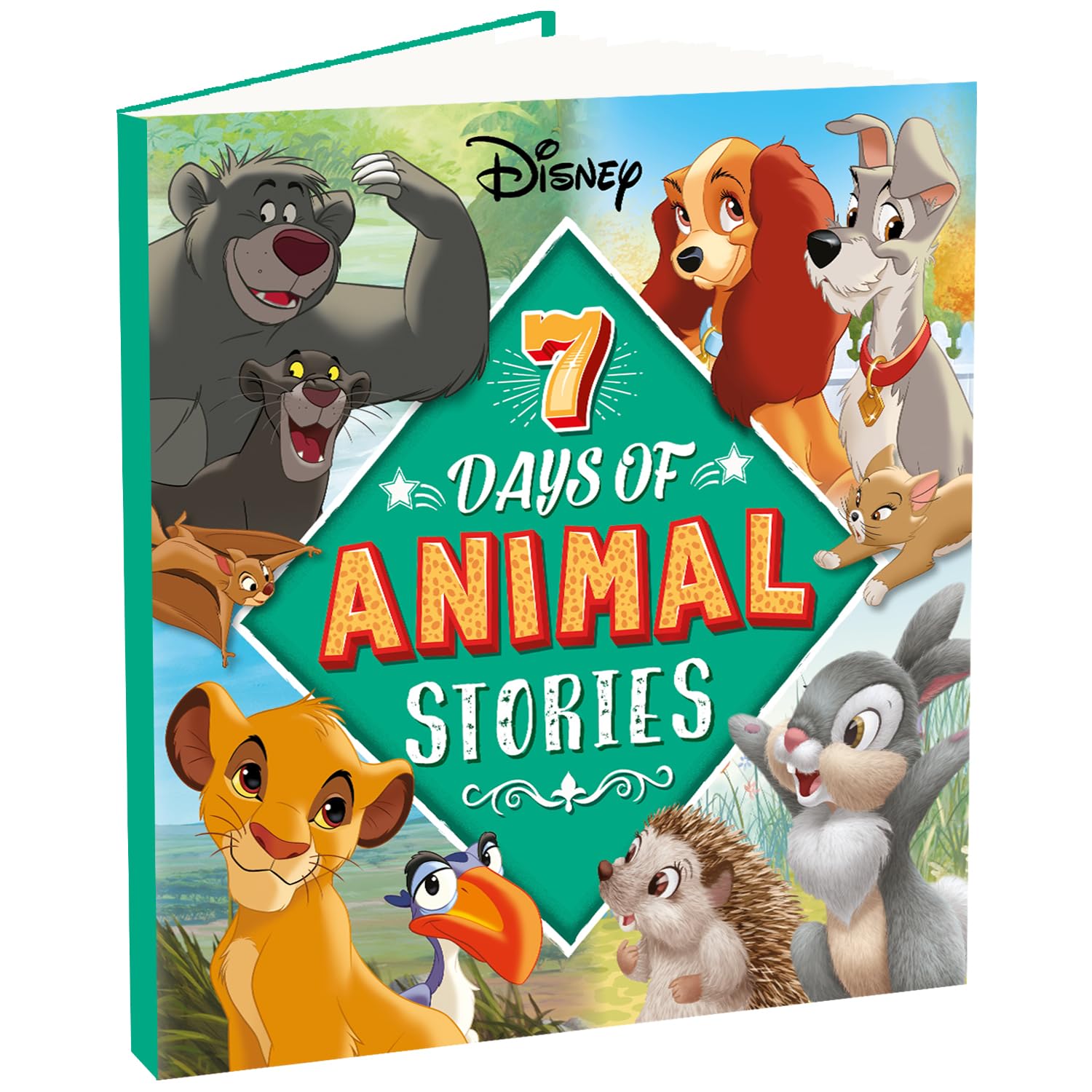 Disney 7 Days of Animal Stories  Collection of 7 Stories| Stories of Animals| The Lion King| The Aristocats| Disney Bunnies| 10