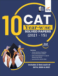 10 Cat YearWise Solved Papers (2021  15) 2Nd Edition