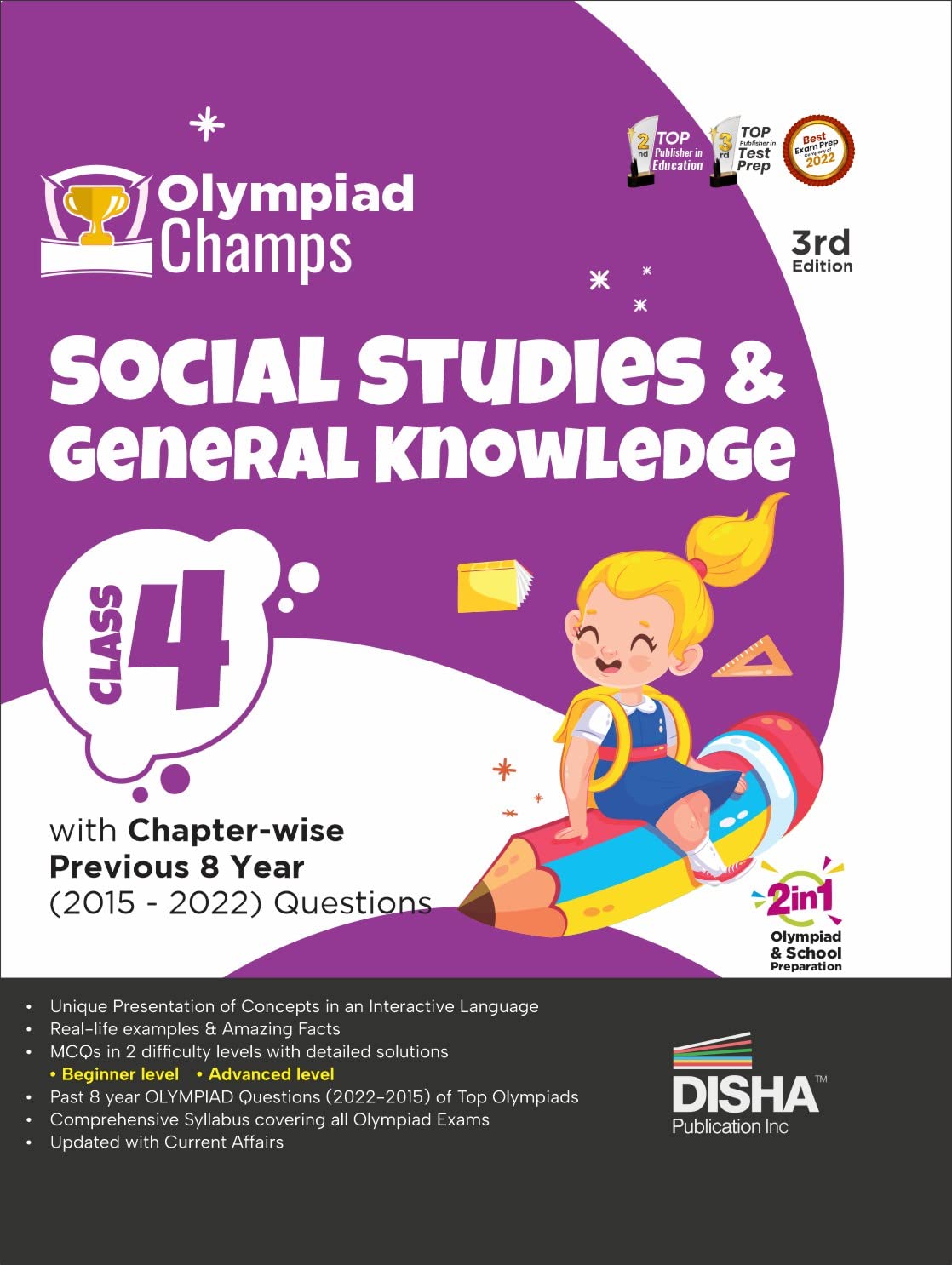 Olympiad Champs Social Studies & General Knowledge Class 4 With ChapterWise Previous 8 Year (2015  2022) Questions 3Rd Edition
