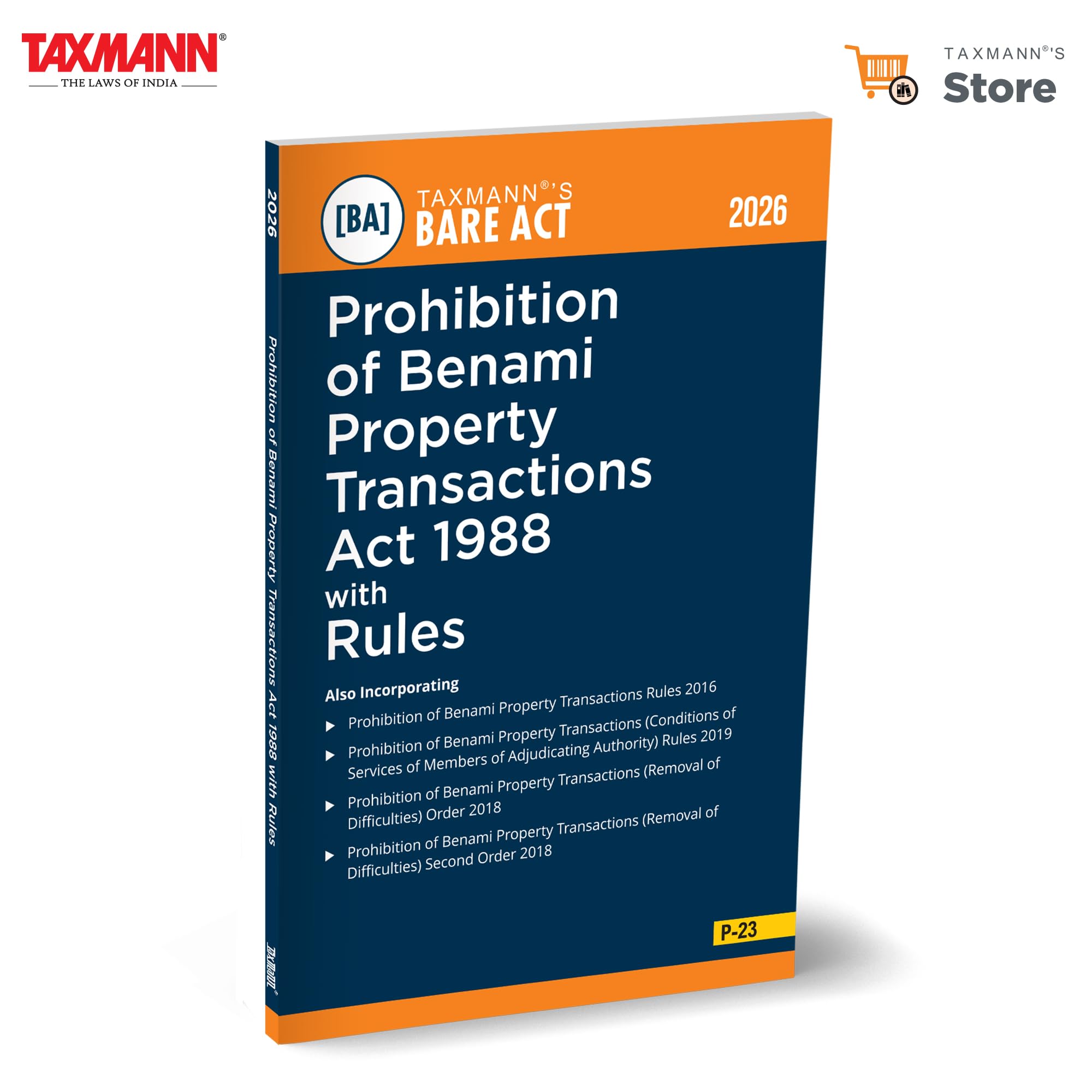 Taxmanns Prohibition of Benami Property Transactions Act 1988 with Rules [Bare Act with Section Notes]  Comprehensive Statuto