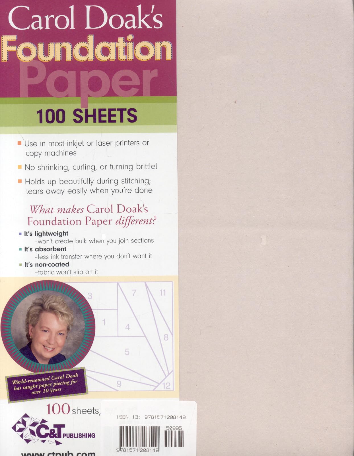Carol Doaks Foundation Paper, 8.5x11inch