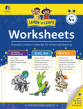 Learn In Leaps Worksheets  General Awareness, English & Maths LKG 4+