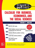 Schaums Outline Of Calculus For Business Economics And The Social Sciences (Pb 2020)