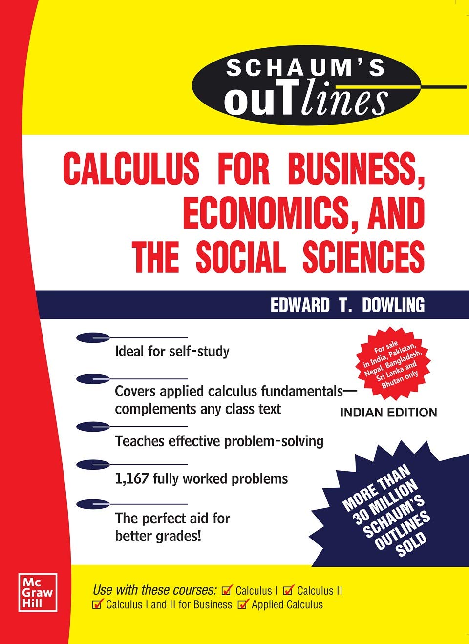 Schaums Outline Of Calculus For Business Economics And The Social Sciences (Pb 2020)