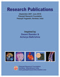 Research Publications Of Patanjali Research Foundation (September 2007  June 2015)