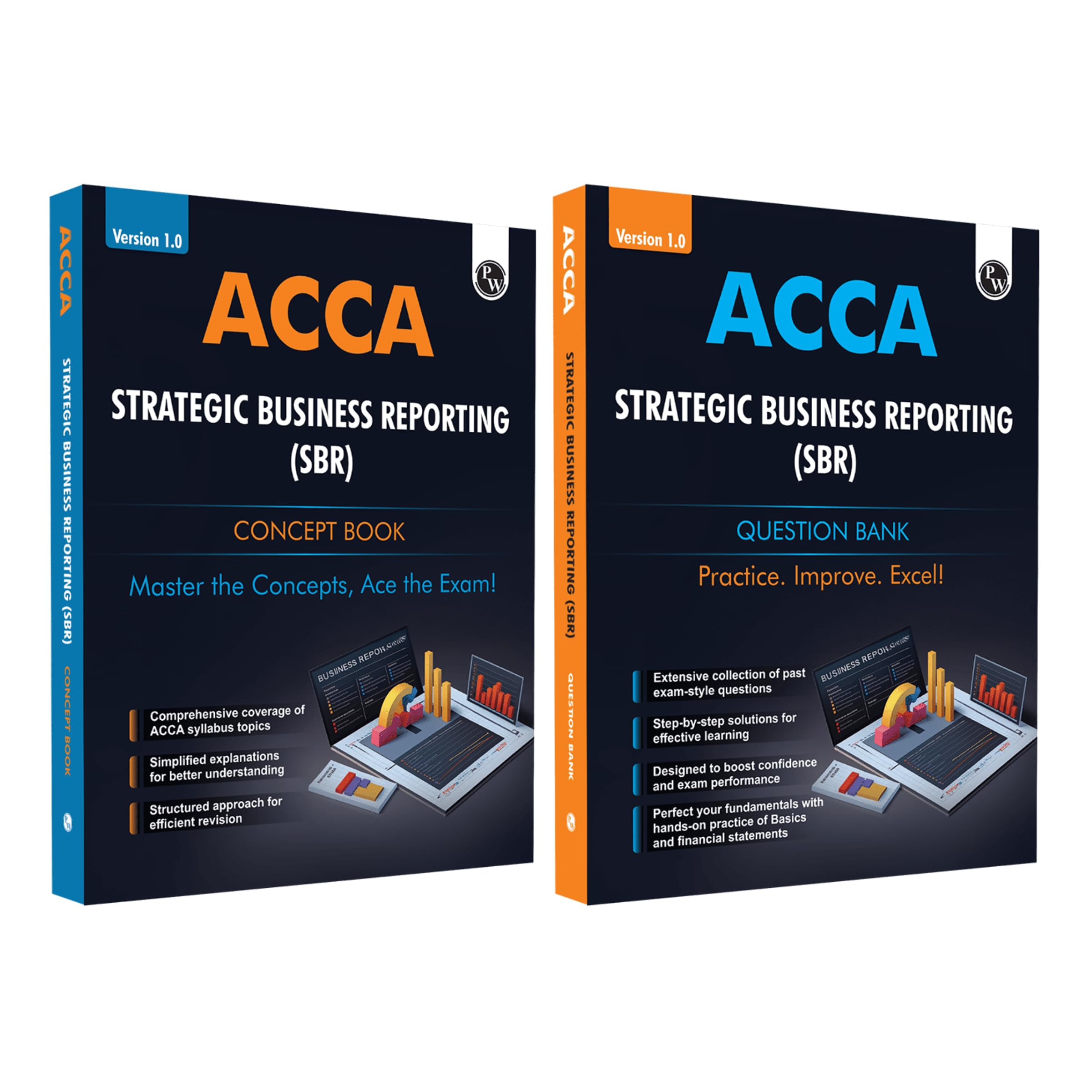 PW ACCA Strategic Business Reporting (SBR) Concept Book + Question Bank Combo Set of 2 Modules [Paperback] PW (PW)