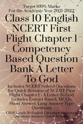 Class 10 English Ncert First Flight Chapter 1 Competency Based Question Bank A Letter To God : Cbse Grade 10 English Literature 