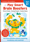 Play Smart Brain Boosters Age 3+: Preschool Activity Workbook with Stickers for Toddlers Ages 3, 4, 5: Boost Independent Thinkin