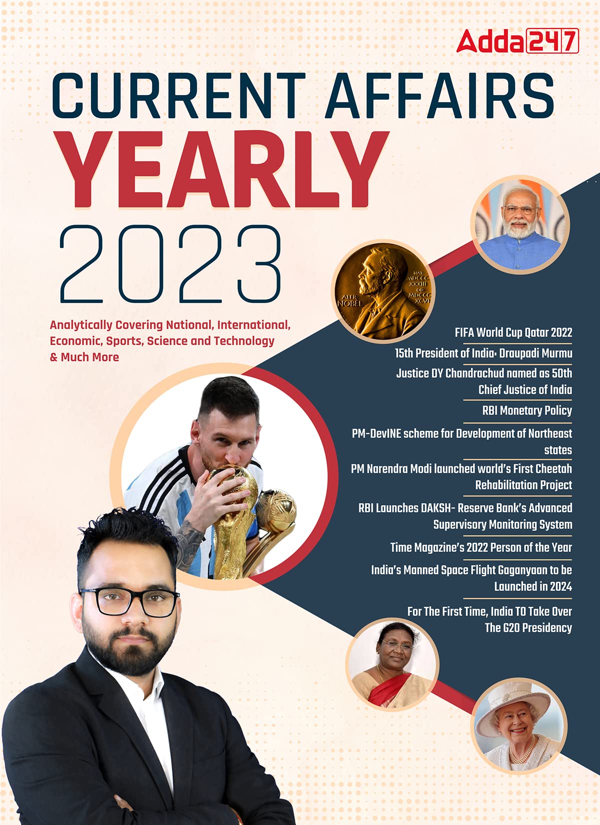 Current Affairs Yearly 2023 (English Printed Edition) By Adda247