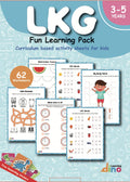 Lkg Activity Worksheets For Kids + Free Sticker | Covers English, Maths, Evs, General Awarness & Lifeskills | For 3  5 Year Kid