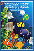 OCEAN FISH coloring book : Features Amazing Ocean Animals To Color In & Draw, Activity Book For Young Boys & Girls, Ocean Colori