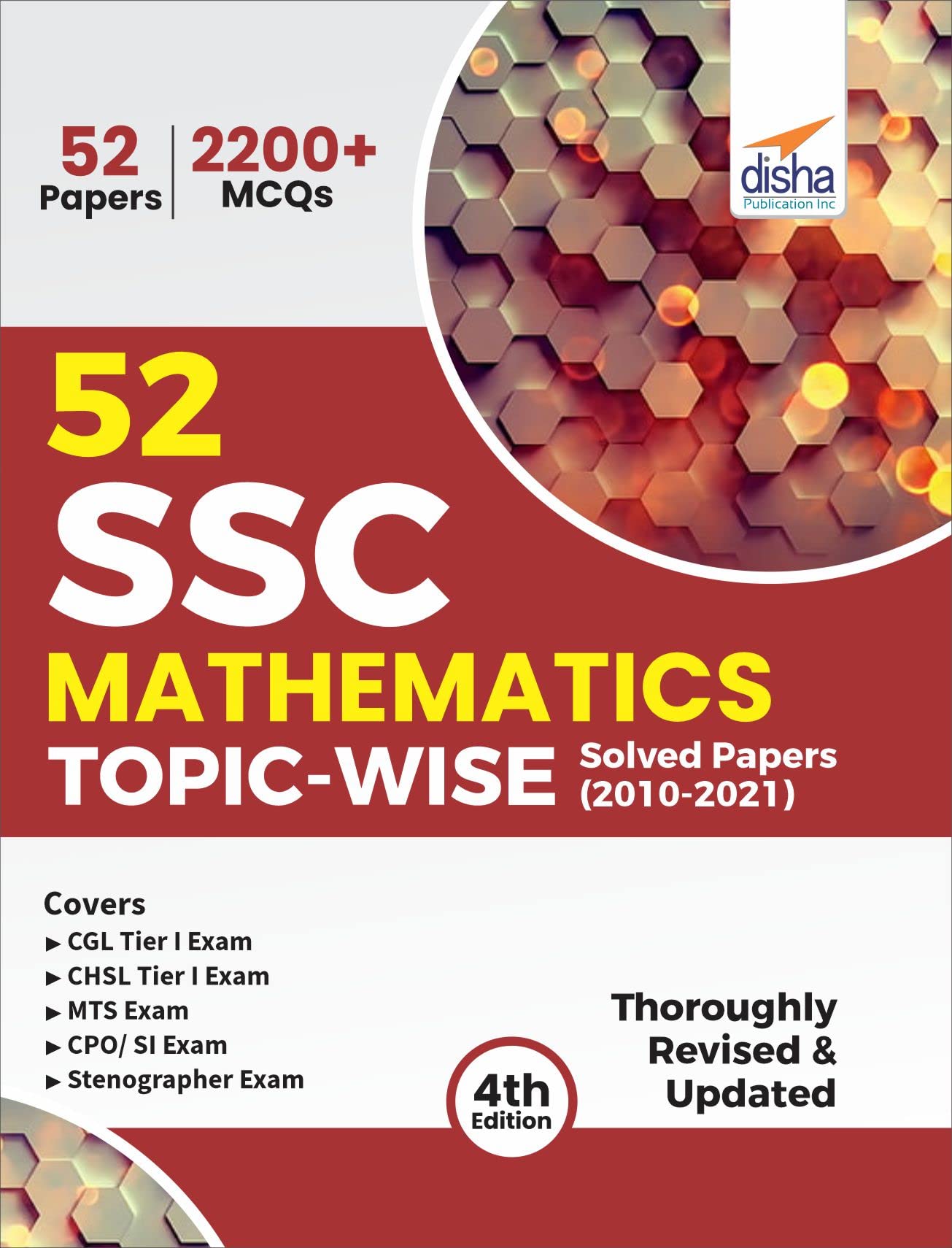 52 Ssc Mathematics TopicWise Solved Papers (2010  2021)  Cgl, Chsl, Mts, Cpo 4Th Edition