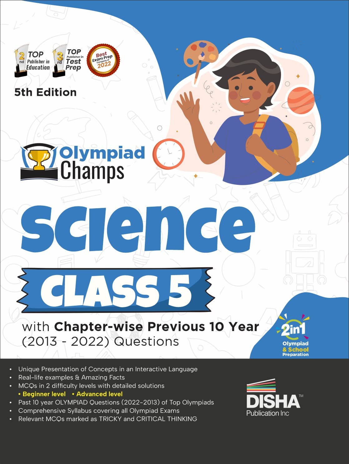 Olympiad Champs Science Class 5 With ChapterWise Previous 10 Year (2013  2022) Questions 5Th Edition | Complete Prep Guide Wit