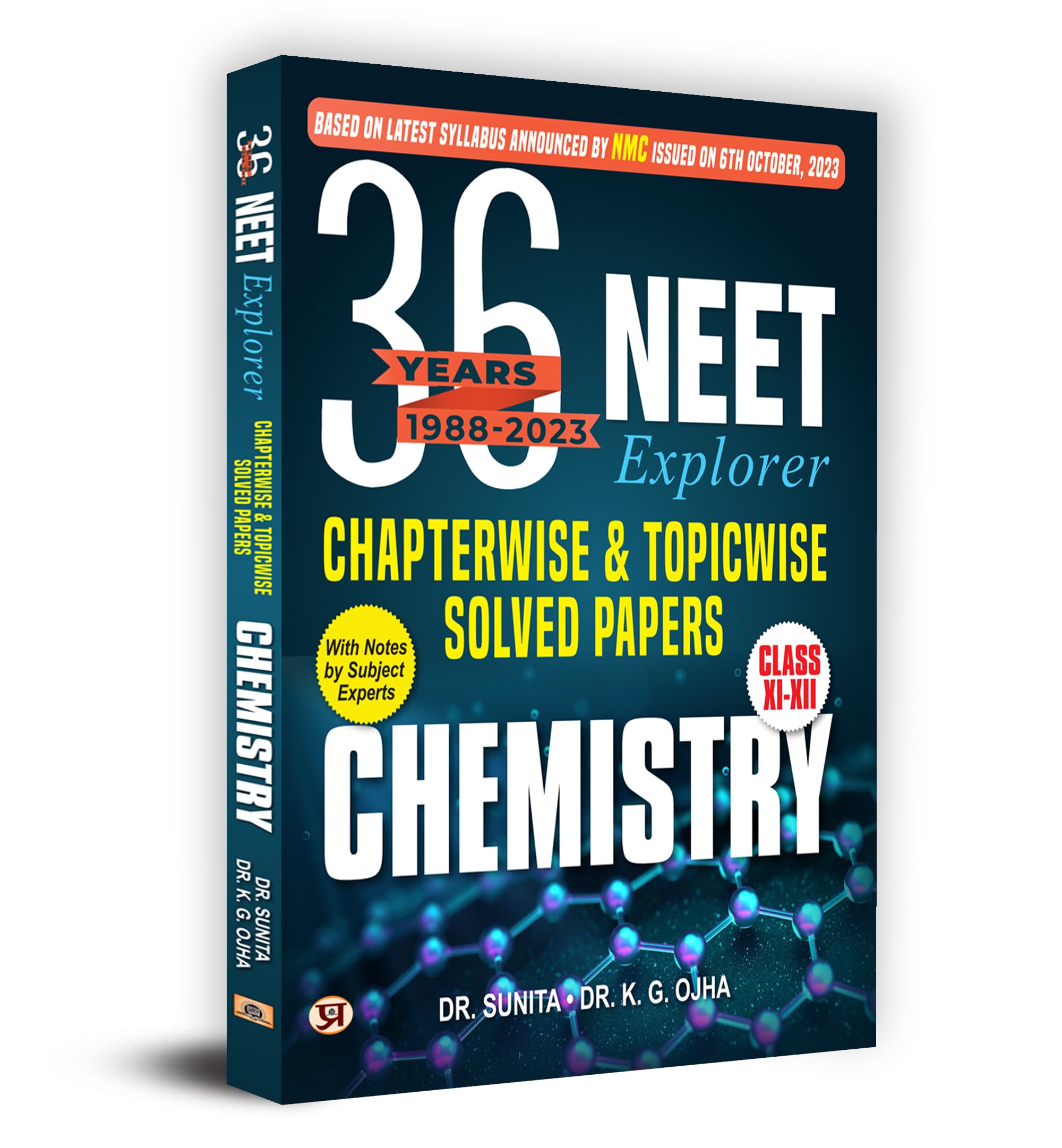 36 Years Chemistry NEET Explorer Chapterwise & Topicwise Solved Papers with Notes 19882023 for NEET Exam 2024 | Based on Latest