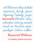 Key Words: A Vocabulary of Culture and Society