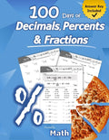 Humble Math  100 Days of Decimals, Percents & Fractions: Advanced Practice Problems (Answer Key Included)  Converting Numbers 