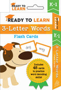 Ready to Learn: K1 3Letter Words Flash Cards: Includes 48 Cards to Practice Word Decoding Skills!