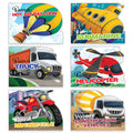 Transport Shaped Board Books I Board Books for Children Age 2+ I Set of 6 Books (12 Pages in each book) I Picture Book for Kids 