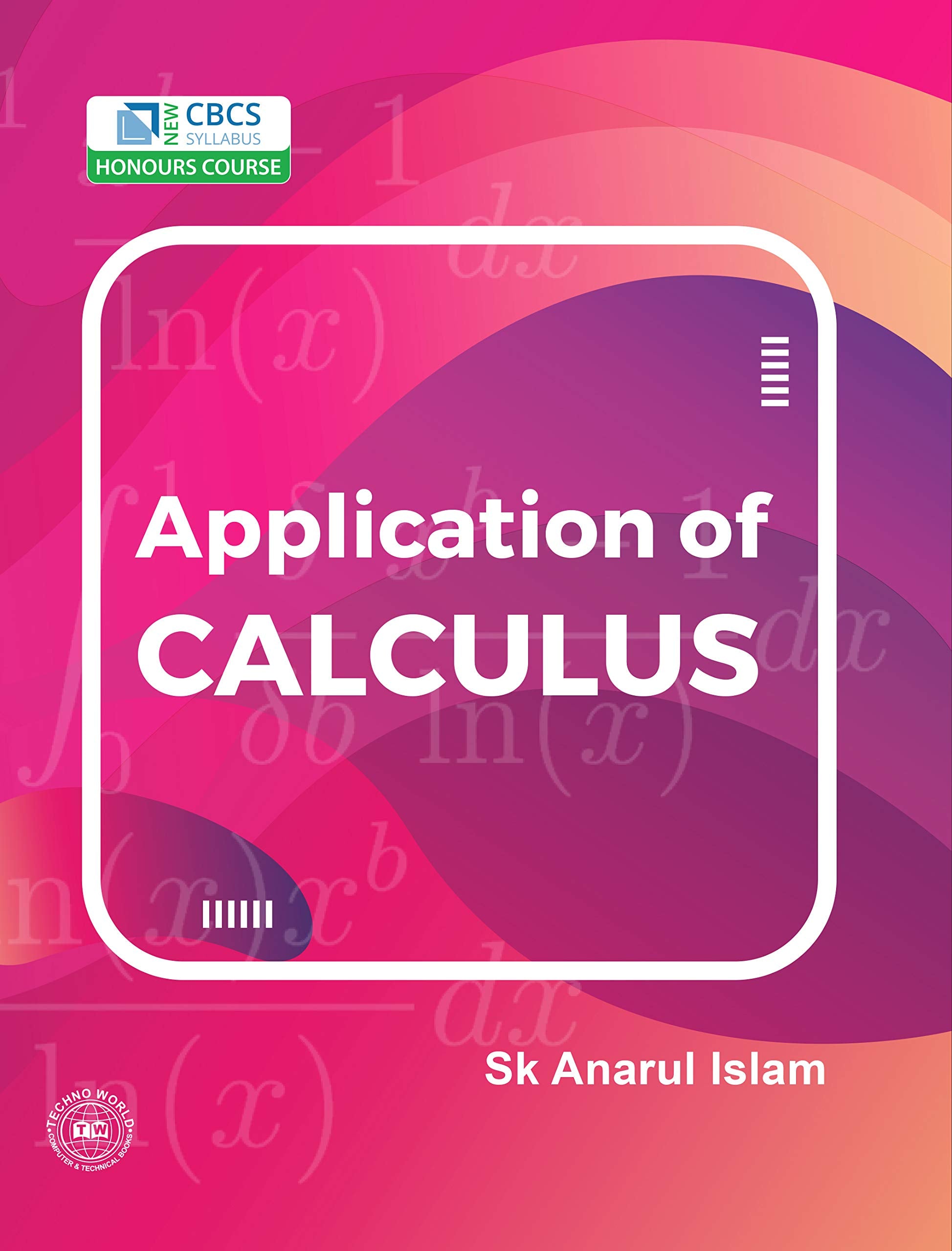 APPLICATION OF CALCULUS(HONS)/ANARUL