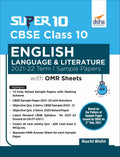 Super 10 Cbse Class 10 English Language & Literature 202122 Term I Sample Papers With Omr Sheets