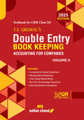 T.S. GrewalS Double Entry Book Keeping  Accounting For Companies (Vol. Ii): Textbook For Cbse Class 12 (202526 Session