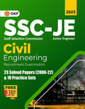 Ssc 2023 : Junior Engineers Paper I  Civil Engineering  23 Solved Papers & 10 Practice Sets By Gkp