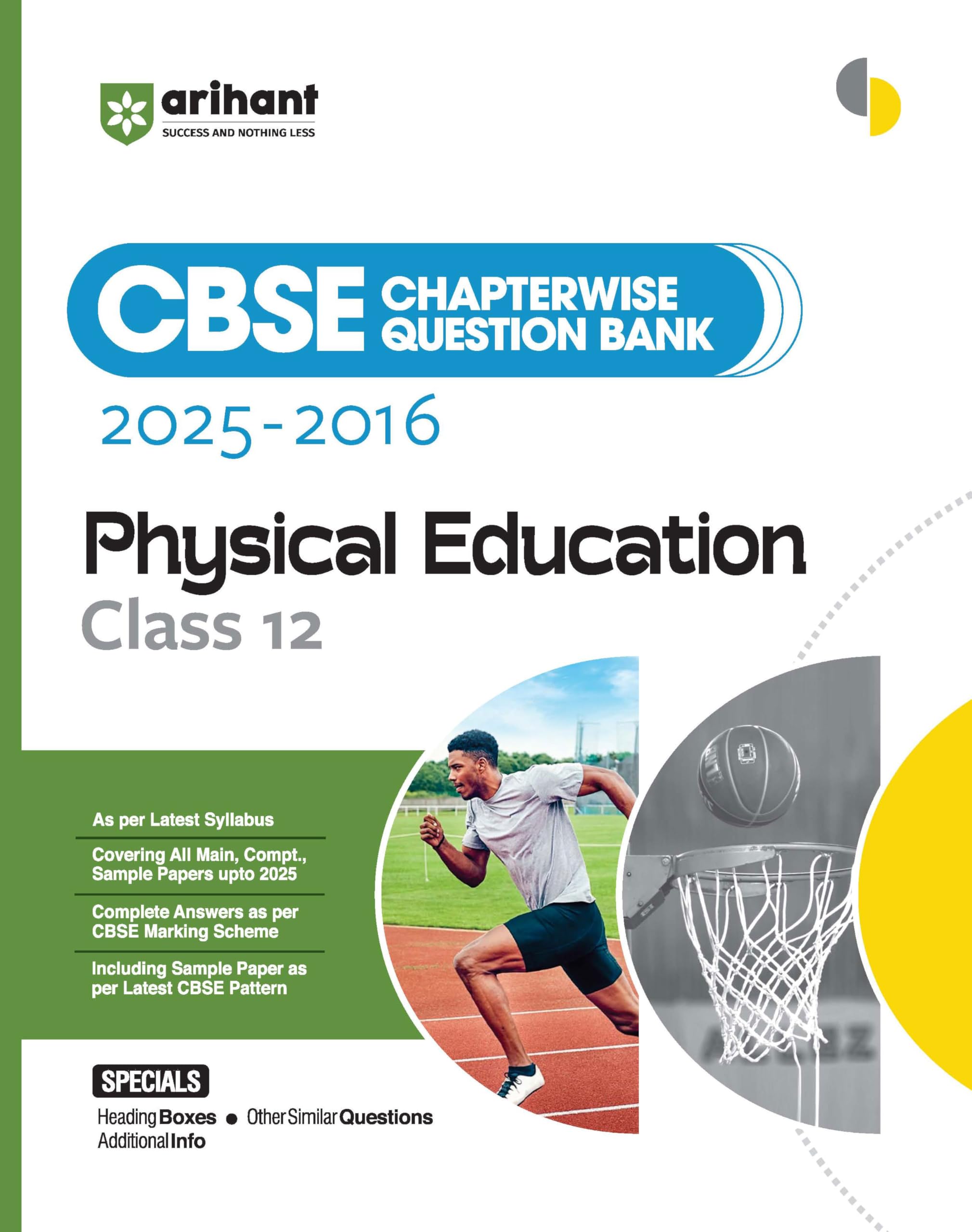 Arihant Cbse Chapterwise Question Bank 20252016 For Class 12 Physical Education | Latest Syllabus | Includes Solved Papers, Samp