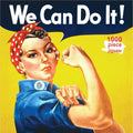 Adult Jigsaw Puzzle J Howard Miller: Rosie The Riveter Poster: 1000Piece Jigsaw Puzzles