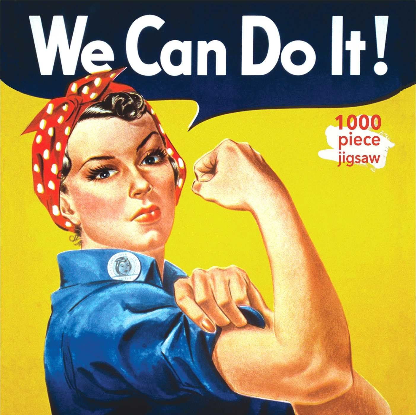 Adult Jigsaw Puzzle J Howard Miller: Rosie The Riveter Poster: 1000Piece Jigsaw Puzzles