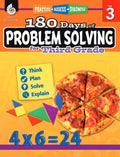 180 Days of Problem Solving for Third Grade  Build Math Fluency with this 3rd Grade Math Workbook (180 Days of Practice)