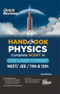 Disha Handbook Physics  Complete Ncert In One Liner Format For Neet/ Jee/ 11Th & 12Th  2Nd Edition | Engineering, Medical, Cbs