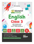 Disha Olympiad Champs English Class 3 with Chapterwise Previous 13 Year (2013  2025) Questions 7th Edition | 2026  27 Exam | 