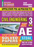 AE Civil Engineering Vol 3 Chapterwise Solved Papers 2026 English Medium