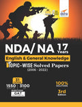 Nda/ Na 17 Years English & General Knowledge TopicWise Solved Papers (2006  2022) 3Rd Edition