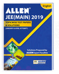 Jee Main 2019 Topicwise Test Papers With Solutions In English (January & April Attempt) | Past Year Papers By Allen