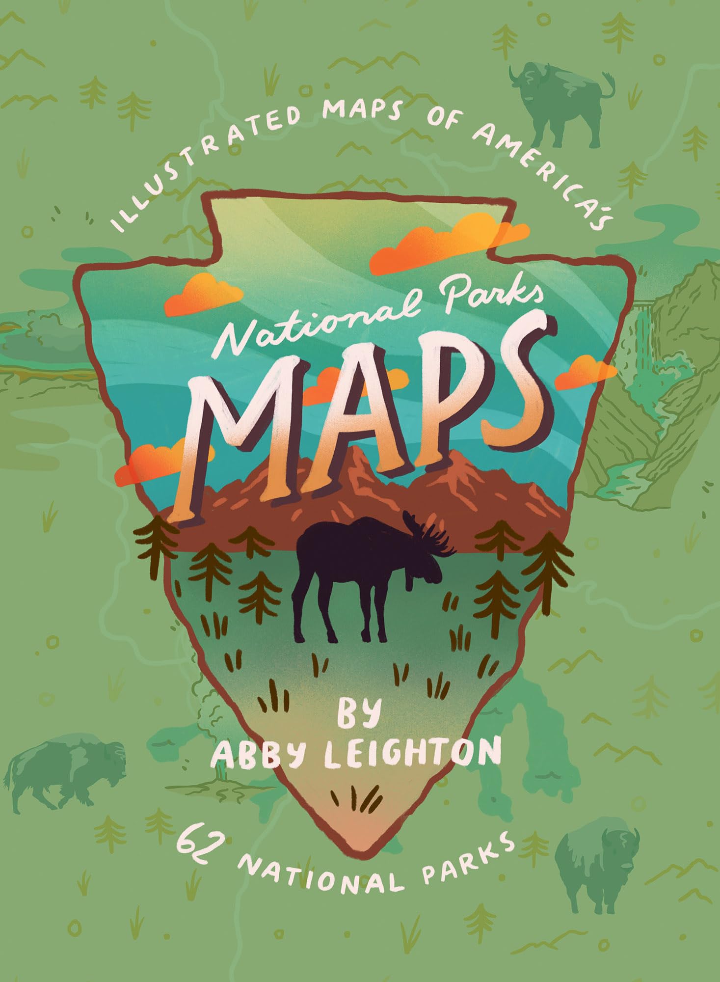 National Parks Maps: Illustrated Maps of Americas 62 National Parks