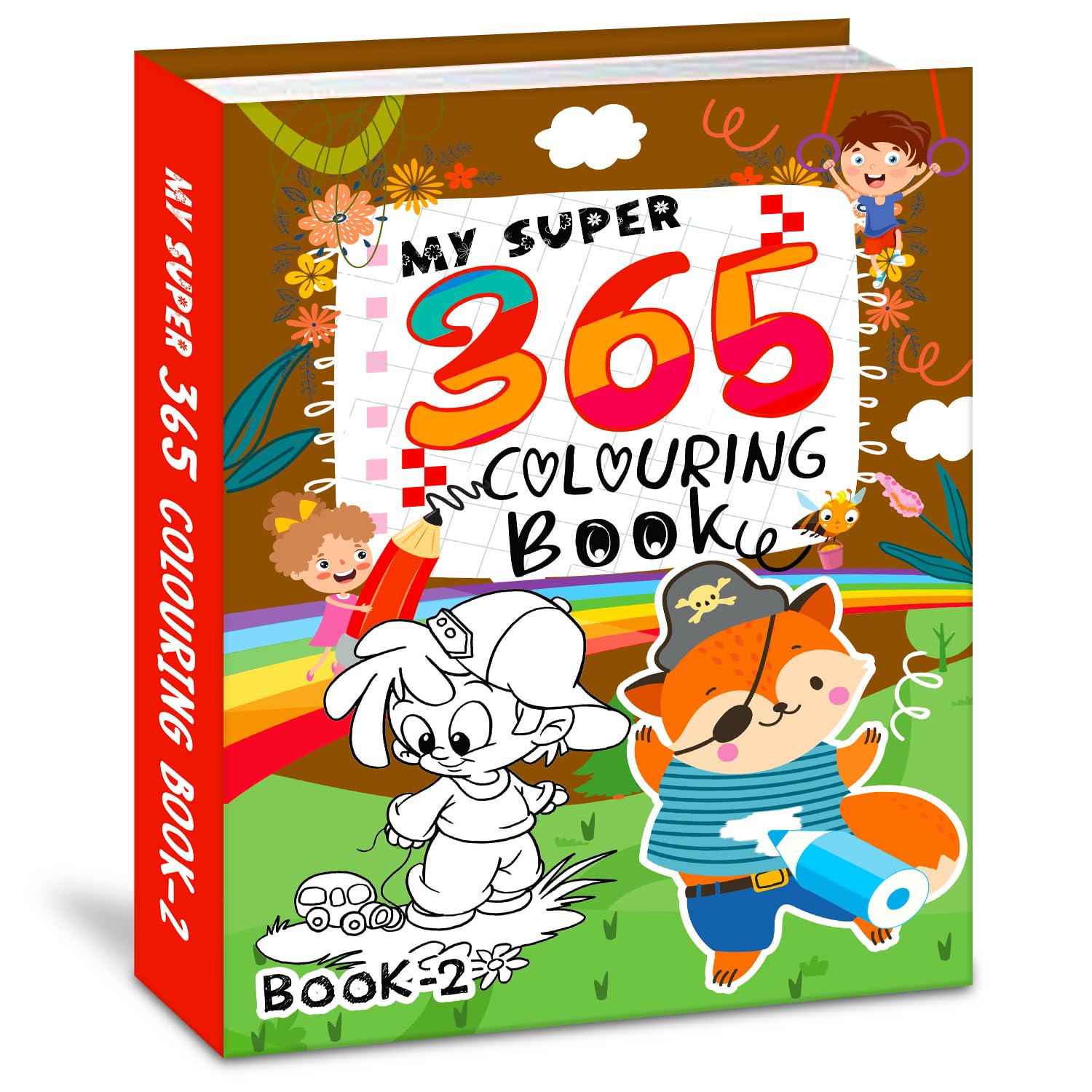 Hello Friend Books My Super Colouring Book Hcb002