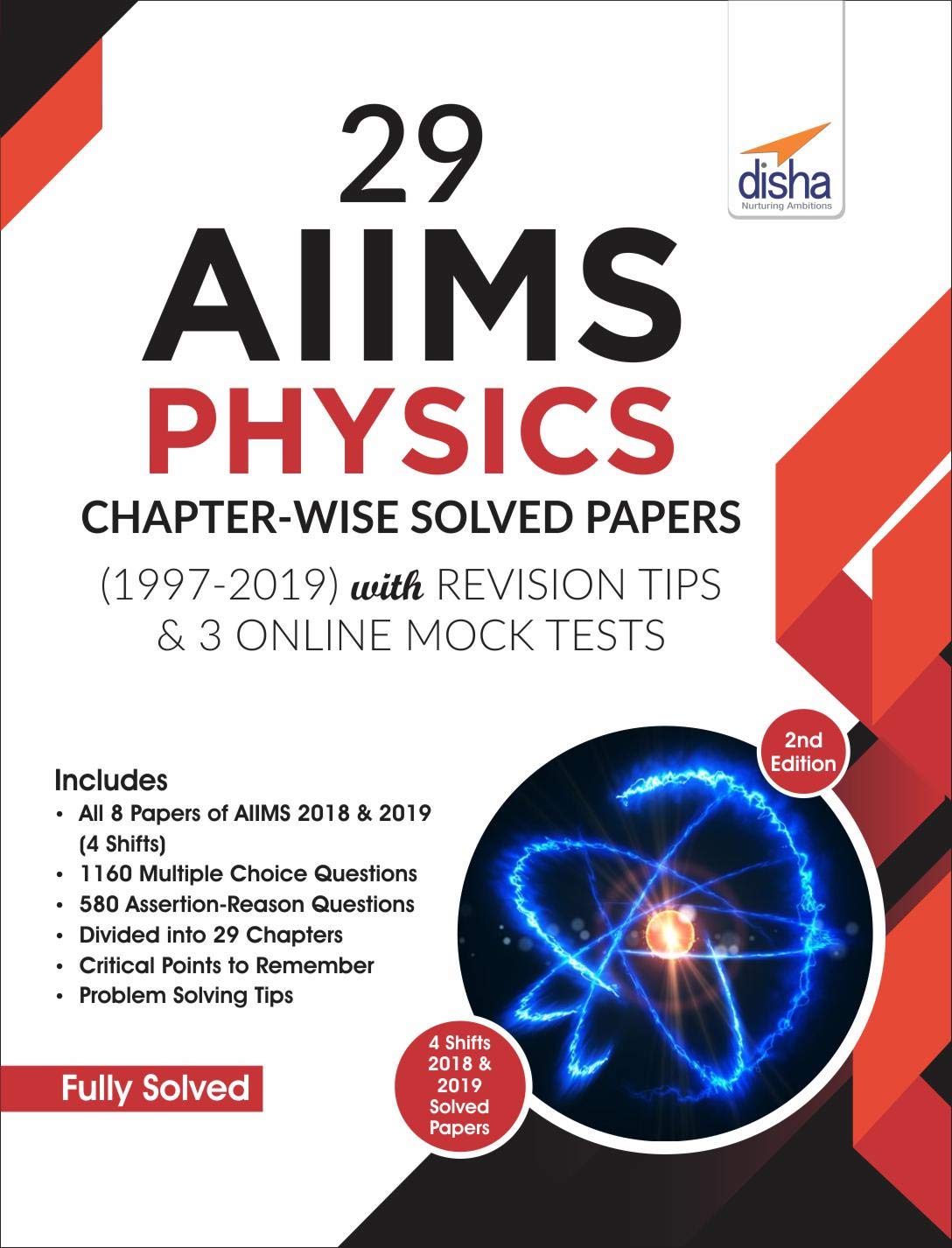 29 Aiims Physics ChapterWise Solved Papers (19972019) With Revision Tips & 3 Mock Online Tests  2Nd Edition