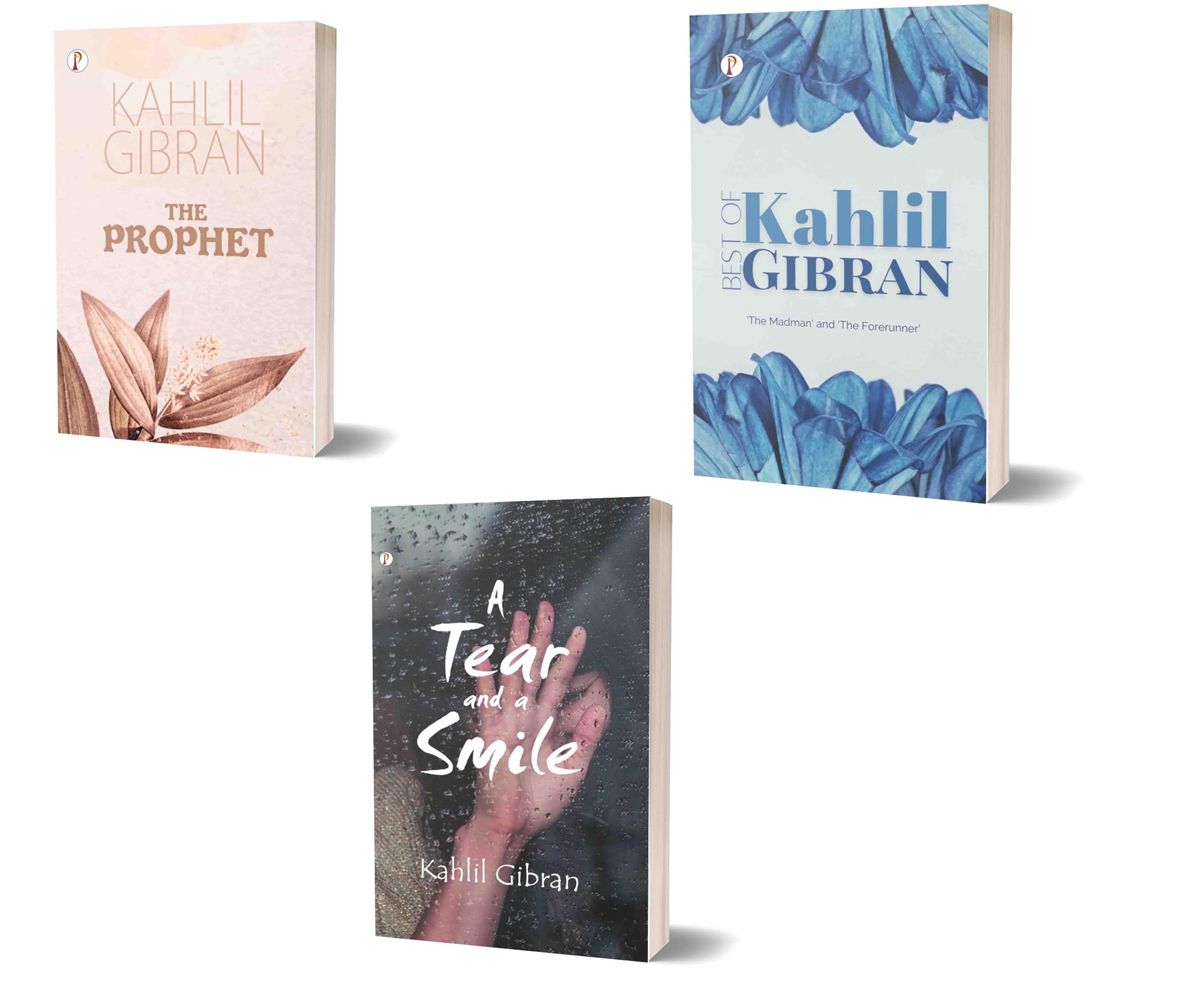 The Greatest Works of Kahlil Gibran (Combo Set of 3 Books) A Tear and a Smile + The Prophet + Best of Kahlil Gibran