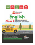 Disha Olympiad Champs English Class 2 with Chapterwise Previous 13 Year (2013  2025) Questions 6th Edition | Complete Prep Gui