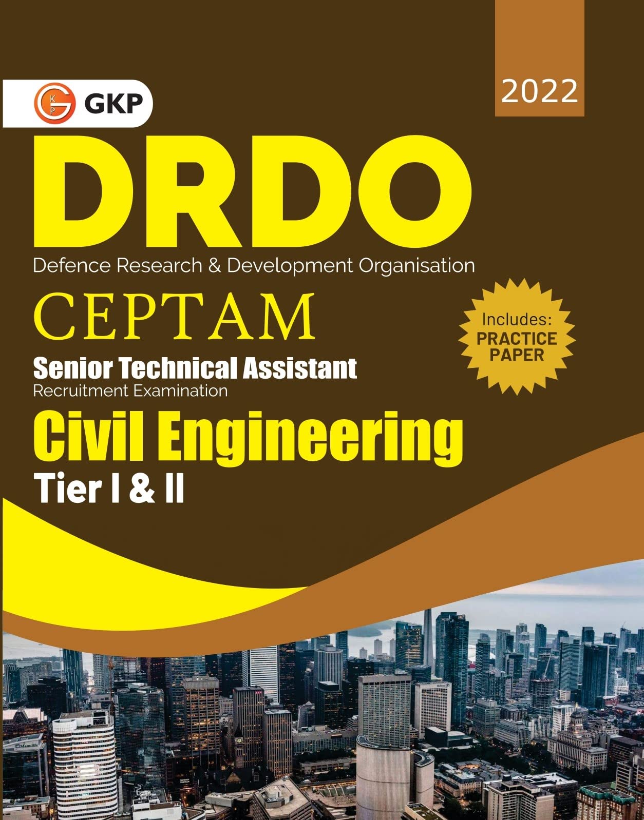 DRDO CEPTAM  Senior Technical Assistant Tier I & II  Civil Engineering